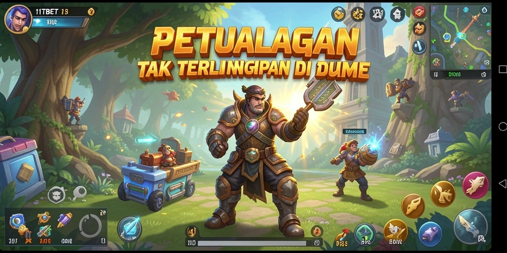 Screenshot utama 11TBET memperlihatkan momen mendebarkan dari gameplay petualangan.