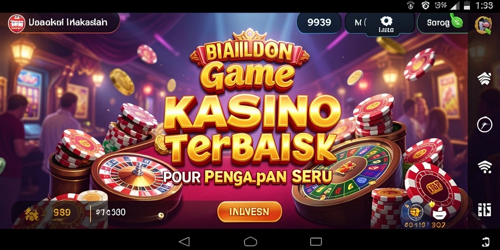 Tampilan permainan Kasino yang mengasyikkan di 9939.
