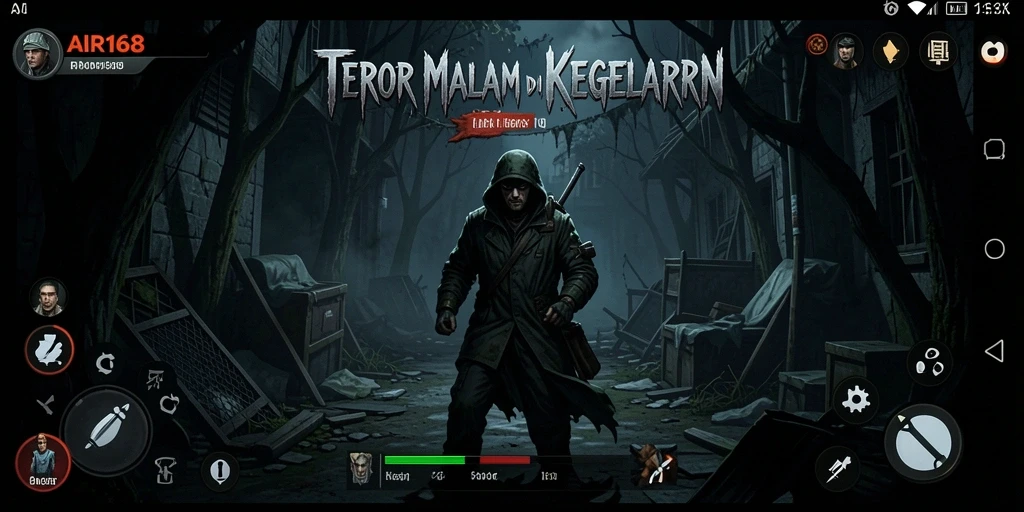 Screenshot yang menampilkan suasana mencekam dalam permainan AIR168.