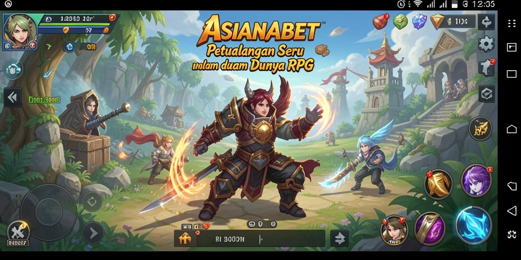 Tampilan gameplay RPG yang menawan dan penuh aksi.