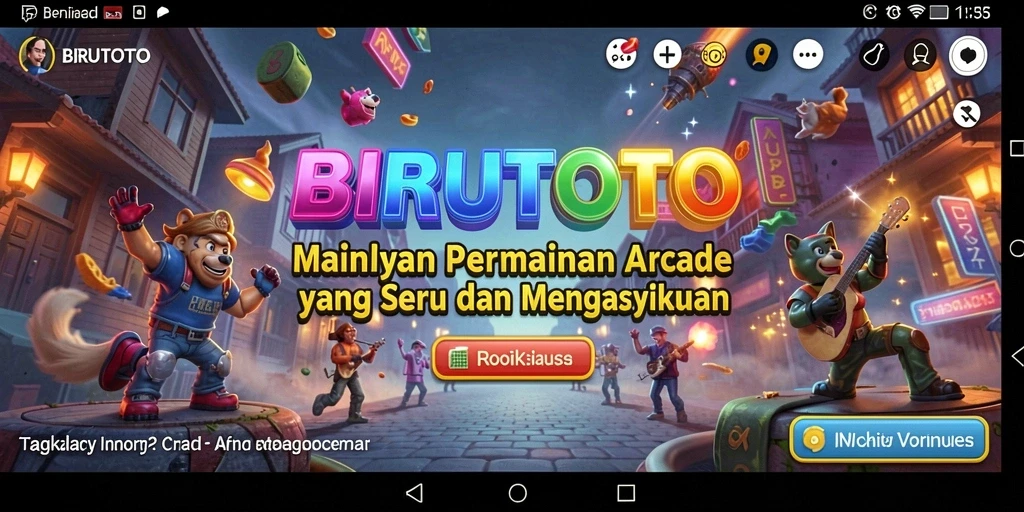 Tangkap momen seru saat bermain BIRUTOTO dengan gameplay arcade yang dinamis.