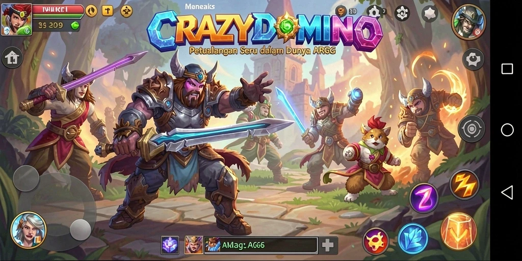 Tampilkan aksi mendebarkan dalam permainan ARPG yang seru.