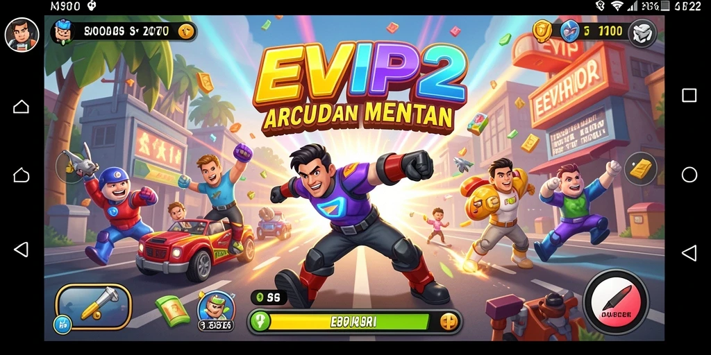 Tampilan gameplay EVIP2 yang seru dan penuh aksi.