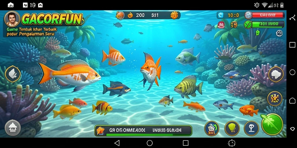 Tampilan gameplay GACORFUN yang seru dan menghibur.