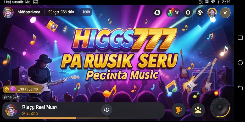 Tampilan gameplay HIGGS777 yang seru dan penuh warna.