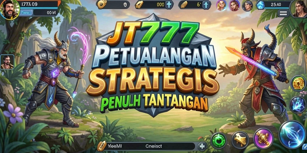 Tangkapan layar gameplay JT777 yang menunjukkan aksi strategi mendebarkan.