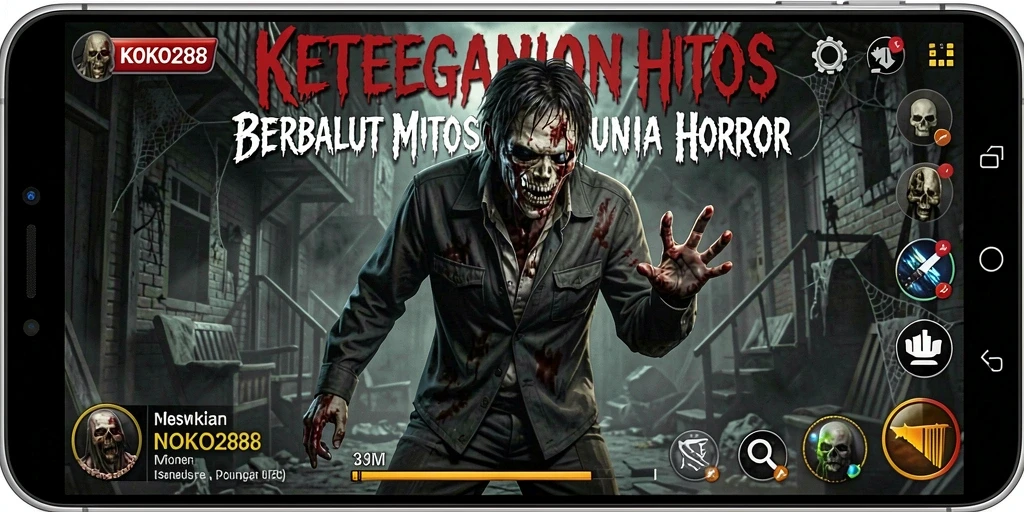 Screenshot KOKO288 menampilkan suasana menegangkan dan mencekam.