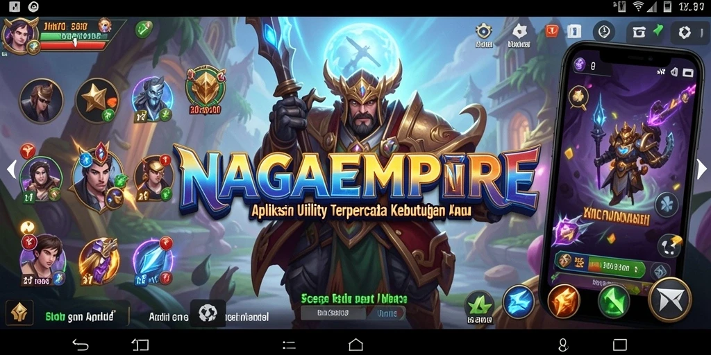 Tampilan antarmuka NAGAEMPIRE yang modern dan intuitif.