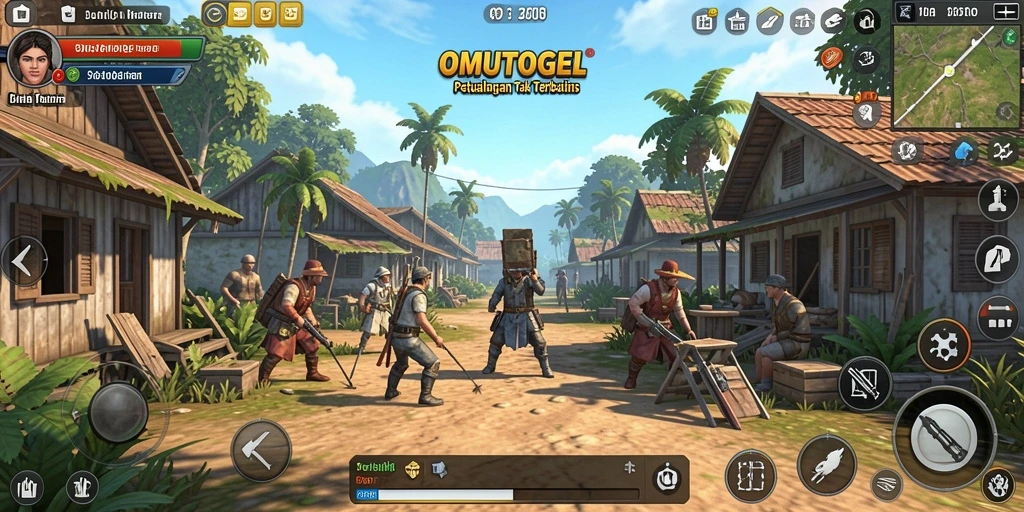 Tangkapan layar OMUTOGEL dengan lingkungan yang menakjubkan dan gameplay yang seru.