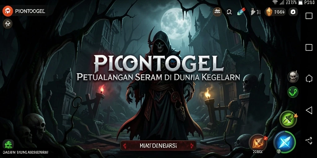 Screenshot gameplay PIONTOGEL yang menyeramkan dan mendebarkan.