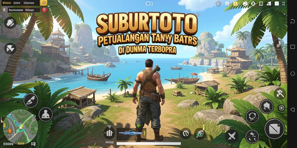 Gameplay SUBURTOTO menampilkan petualangan luar biasa di dunia terbuka.