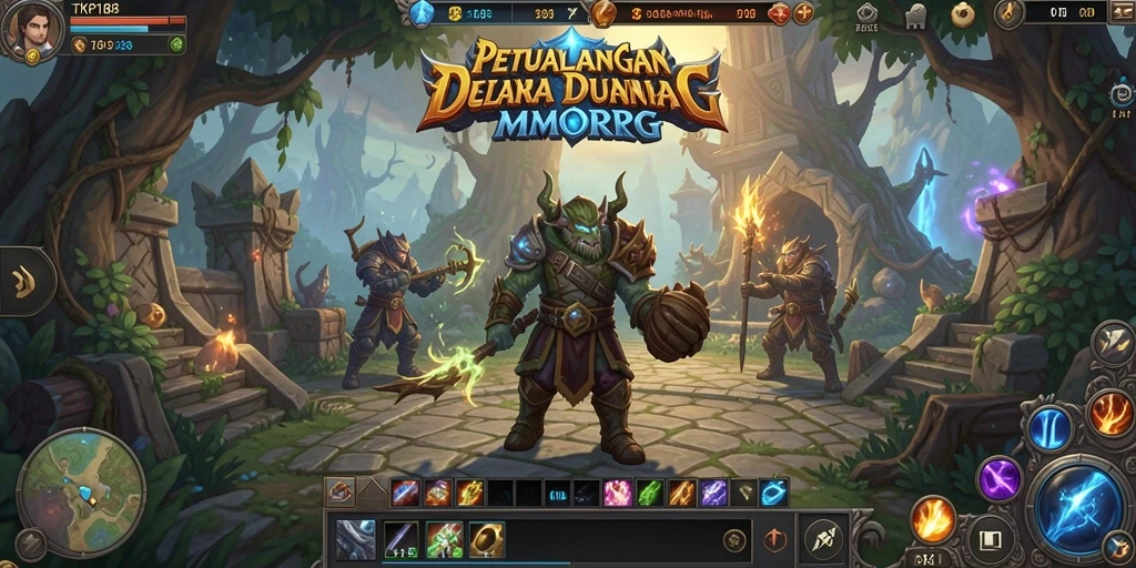 Screenshot gameplay TKP188 yang menampilkan aksi seru di dunia MMORPG.