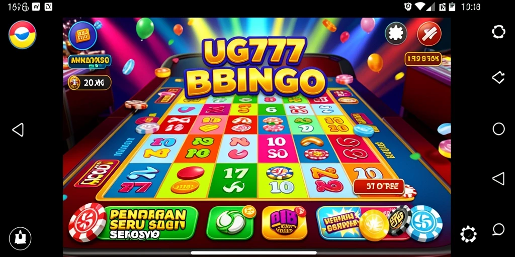 Tampilan gameplay Bingo yang menarik di UG777.